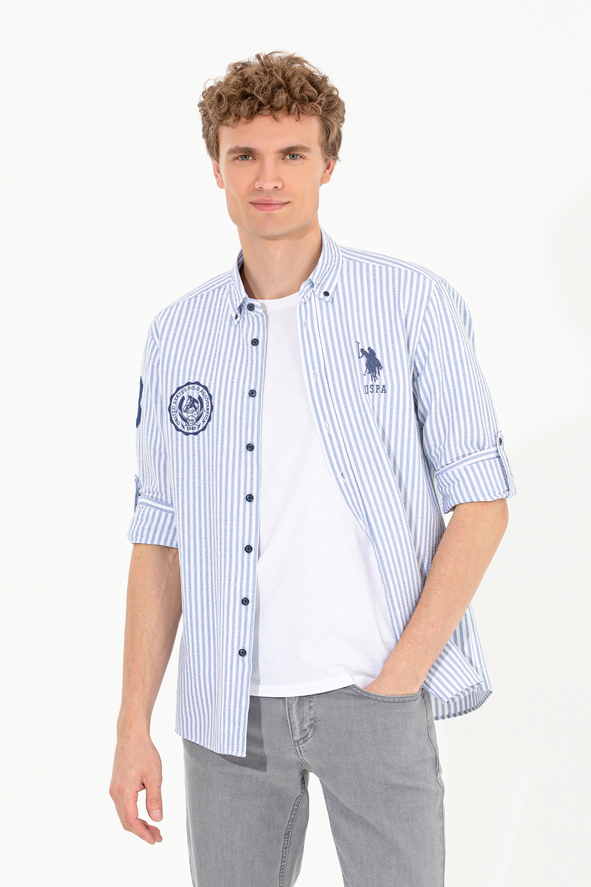 Light Blue Shirt Long Sleeve