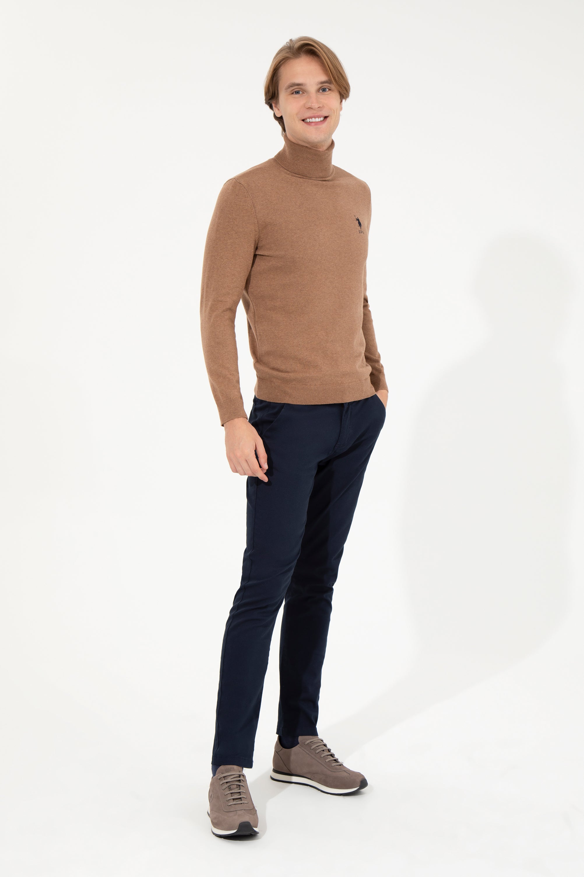 Brown Knitting Jumper