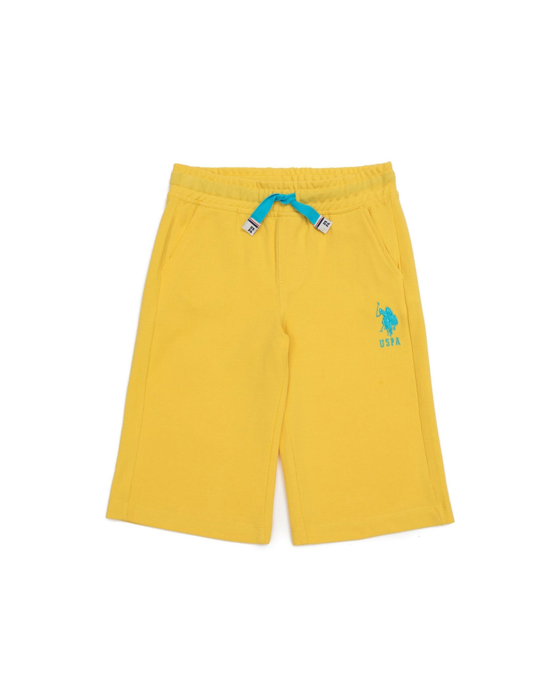 Yellow Knitting Short