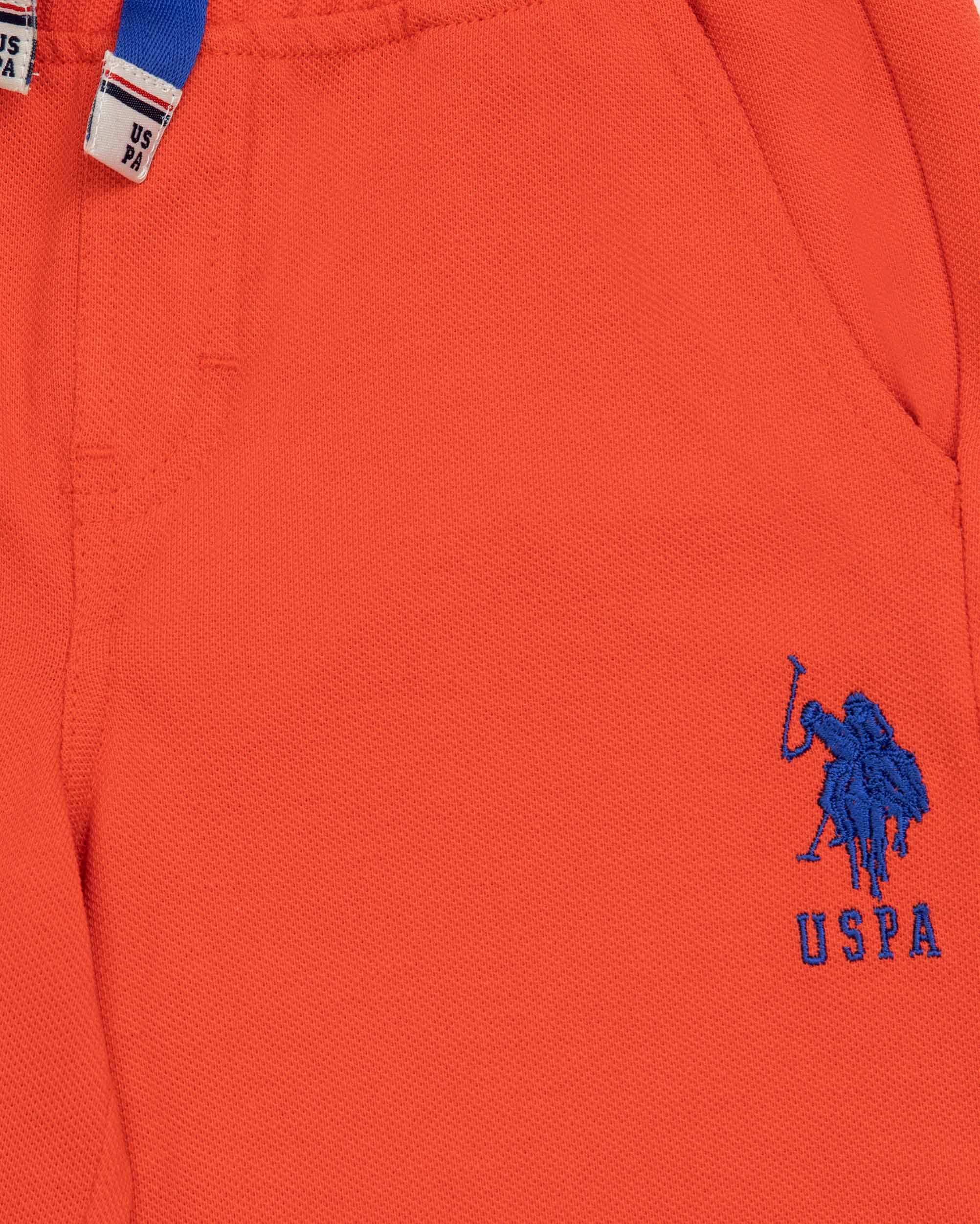 Orange Knitting Short