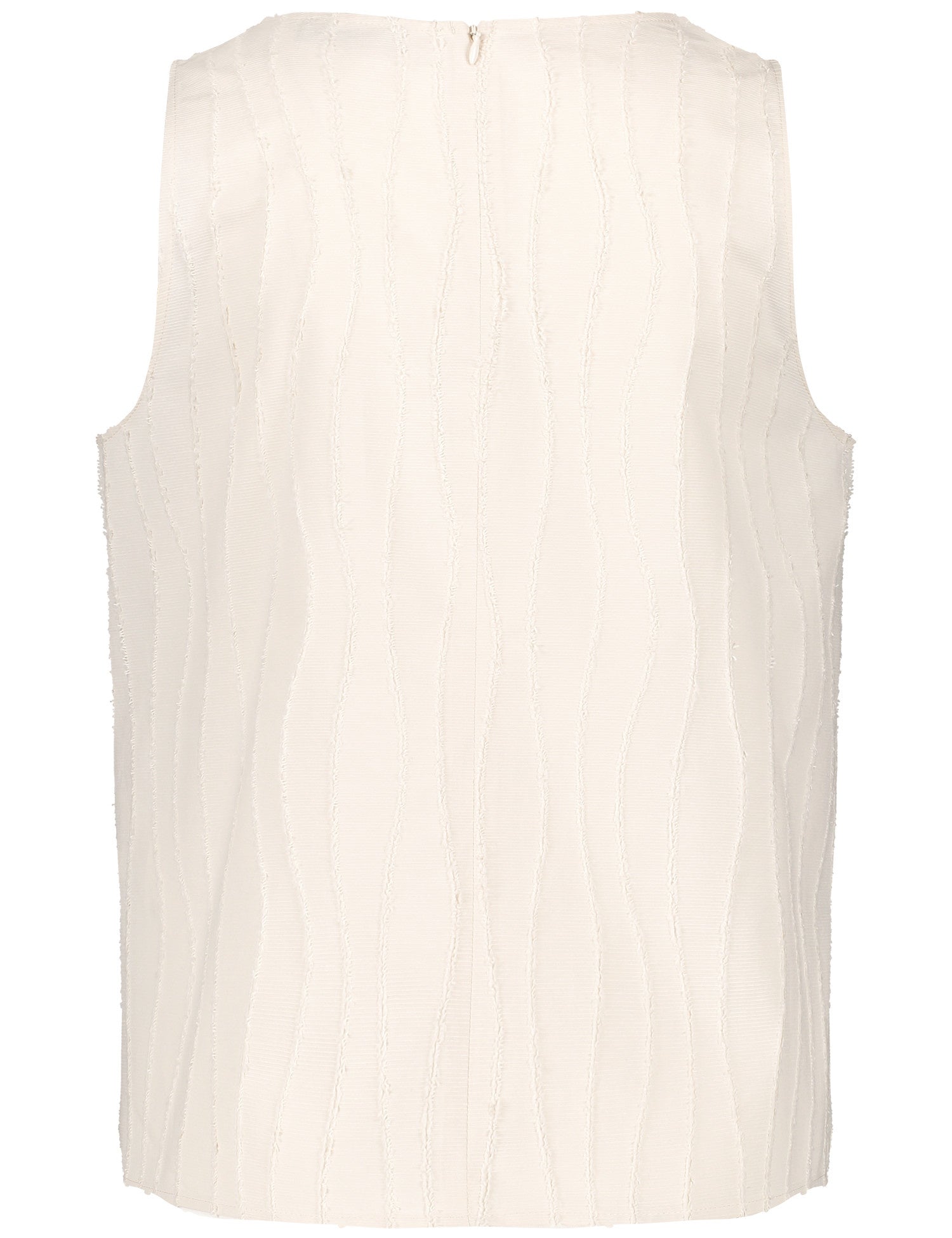 Blouse Top Made Of Textured Fabric