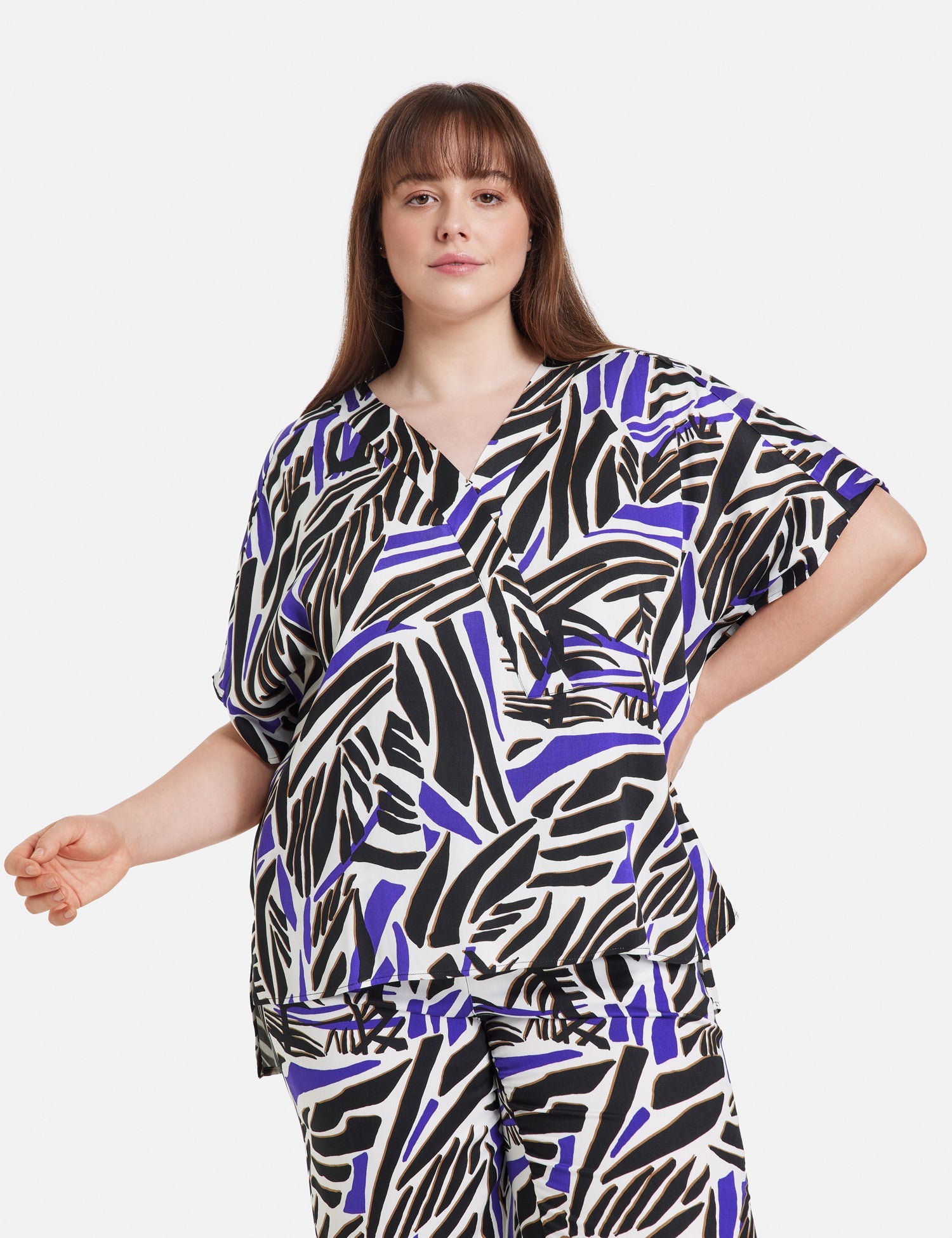 Blouse Top With A Subtle Shimmer