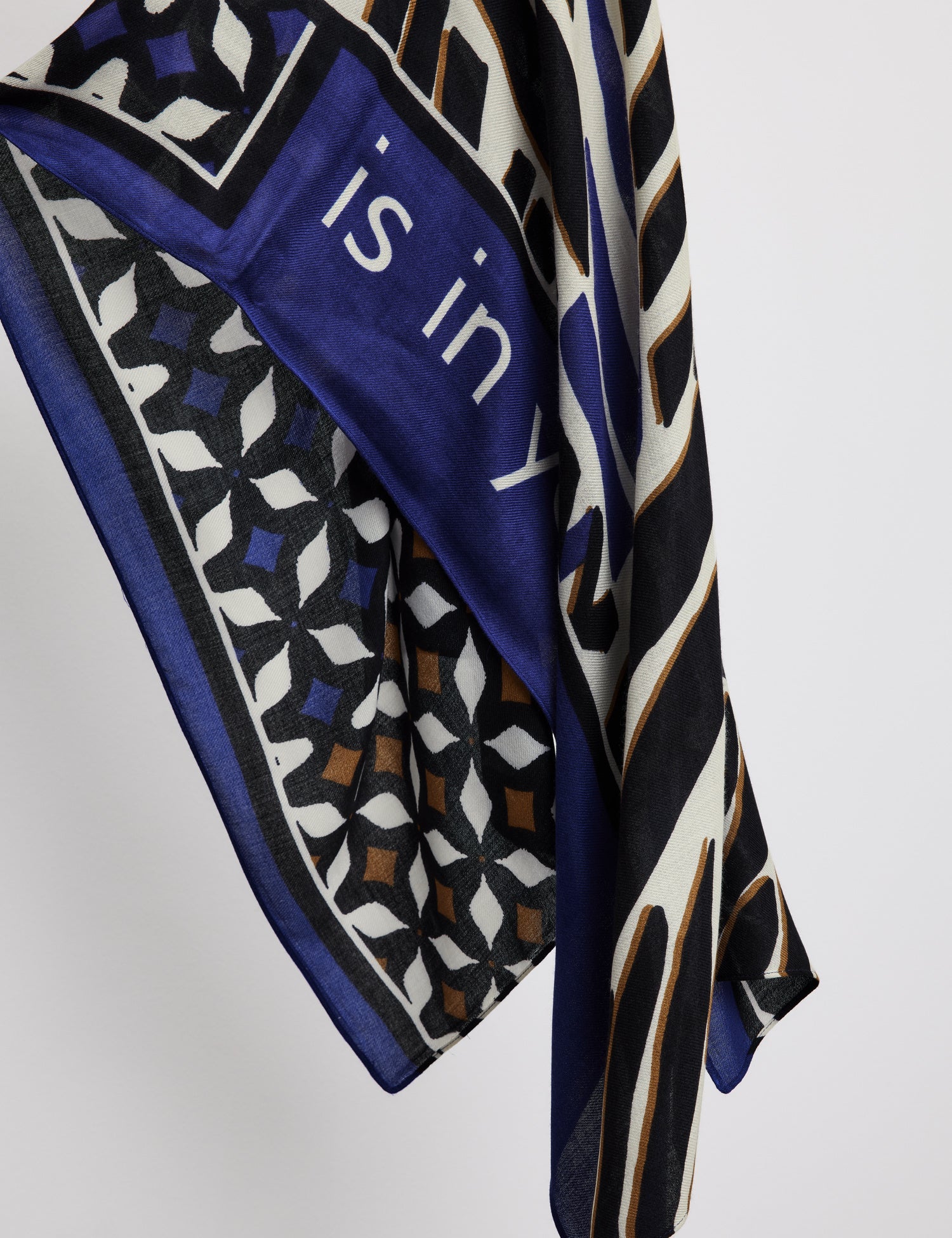 Scarf With Lettering