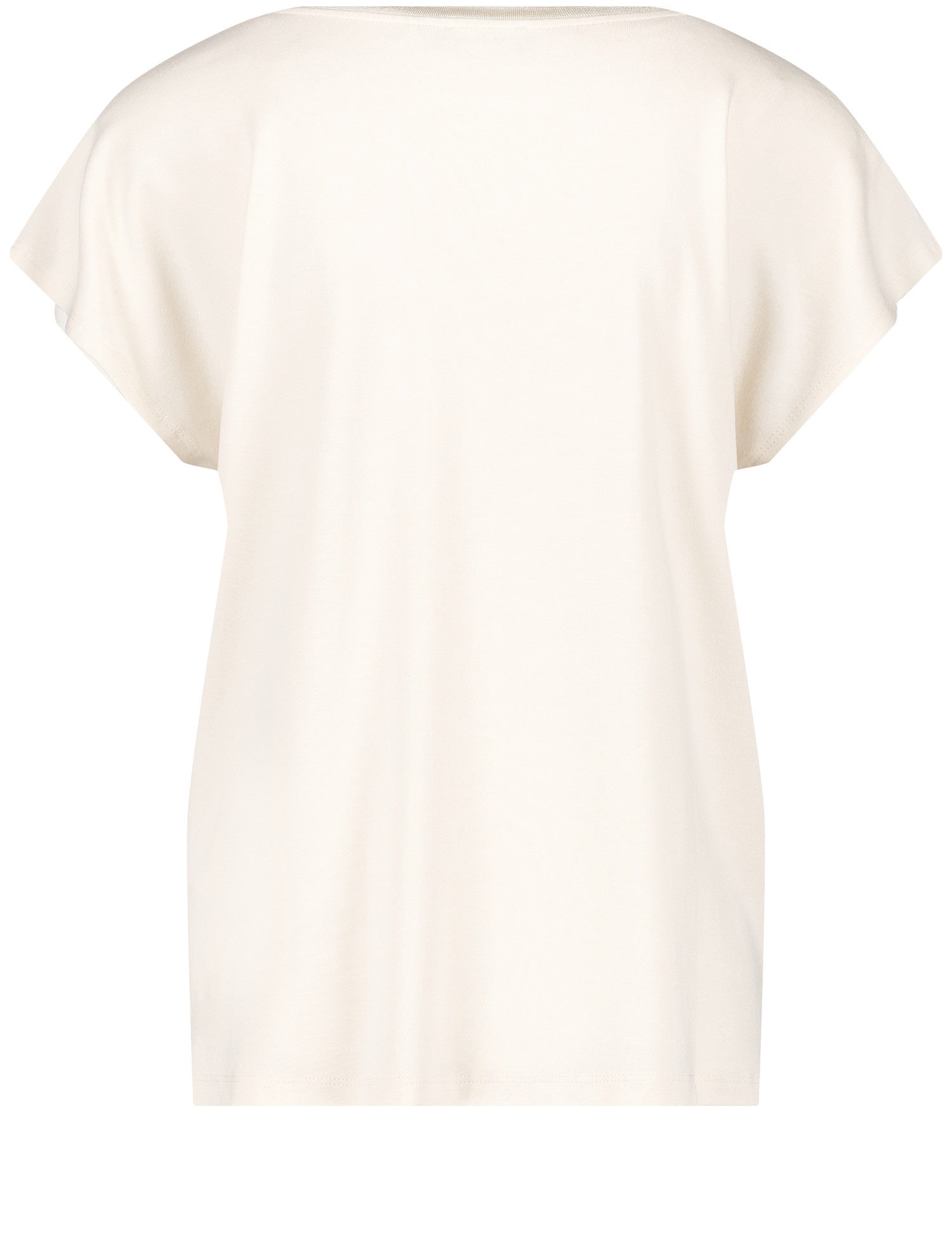 Short Sleeve Top With Fine Knit Details