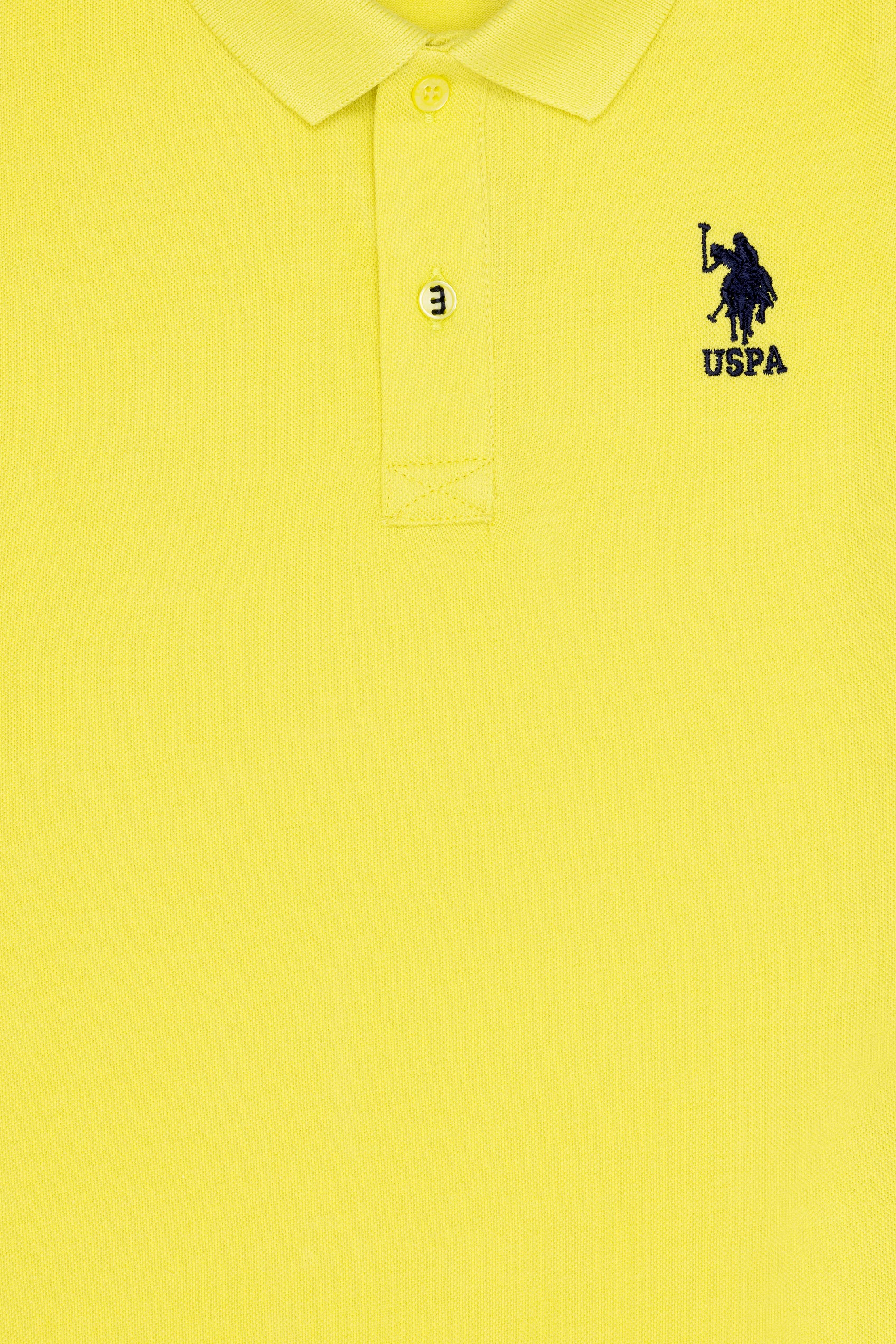Yellow Short Sleeve Polo Shirt