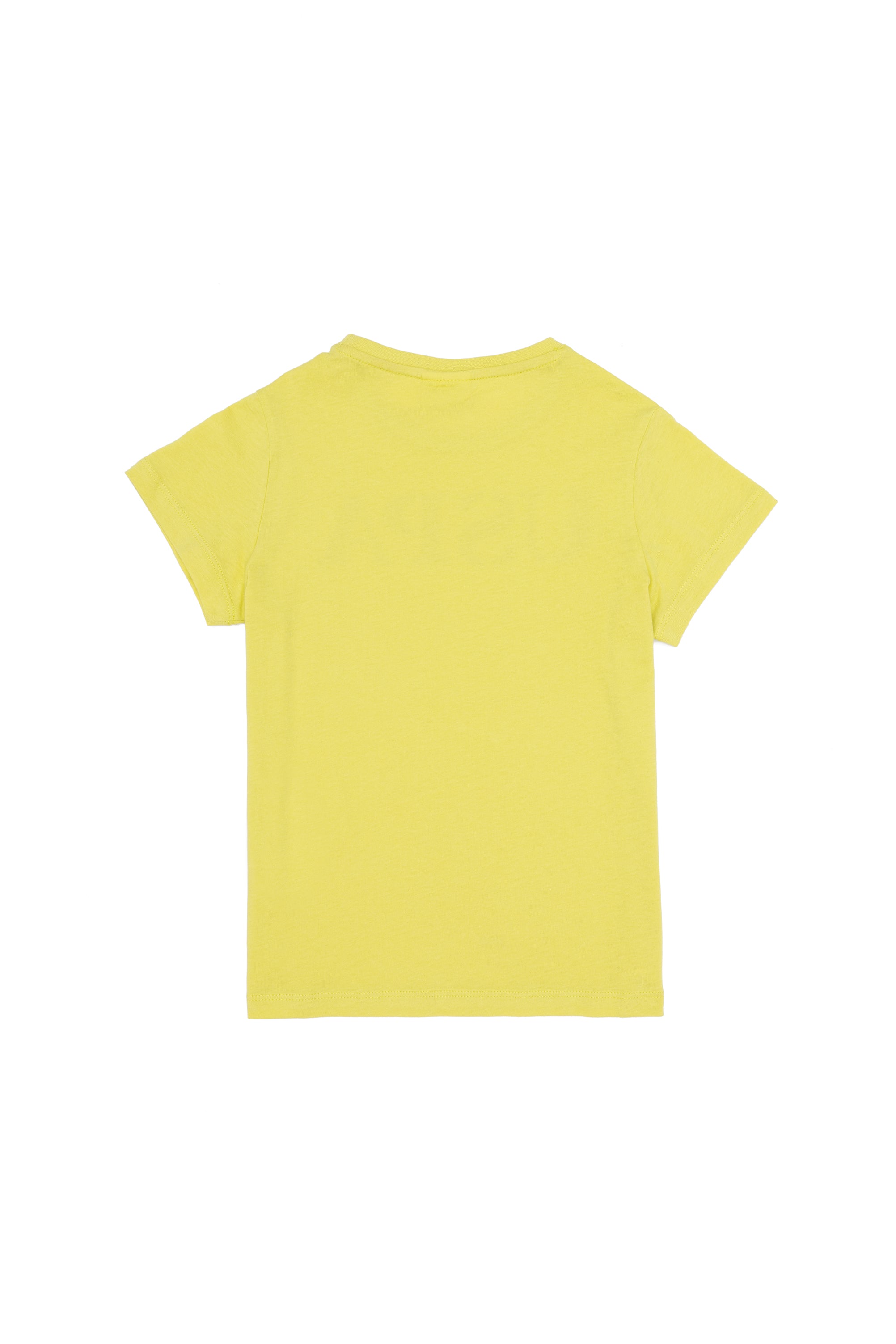 Yellow Short Sleeve T-Shirt With Graphics