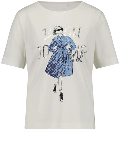 Gerry Weber_Offwhite based Placement_T-Shirt 1/2 sleeve_170029-56014_9178_01