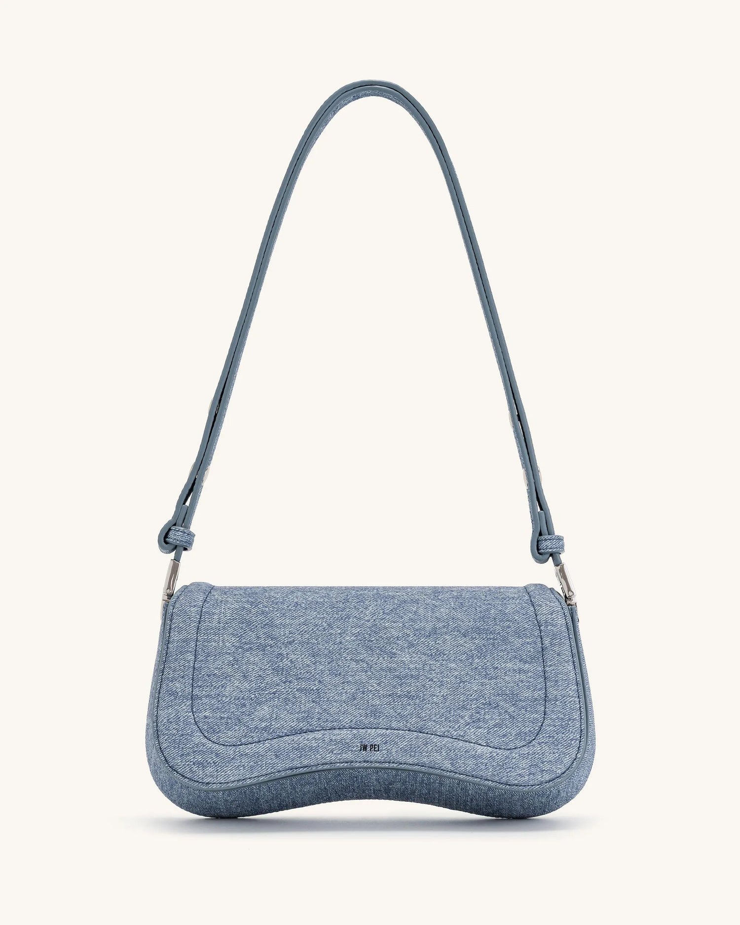 JW PEI_Blue_Joy Embossed Denim Shoulder Bags_1C56-56_Blue_01