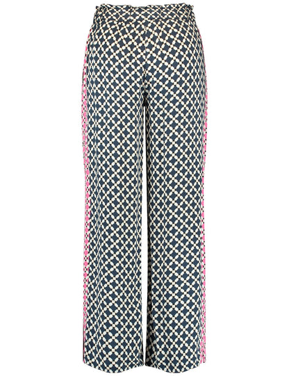 Slip On Trousers With All Over Print_222209-66430_3099_02