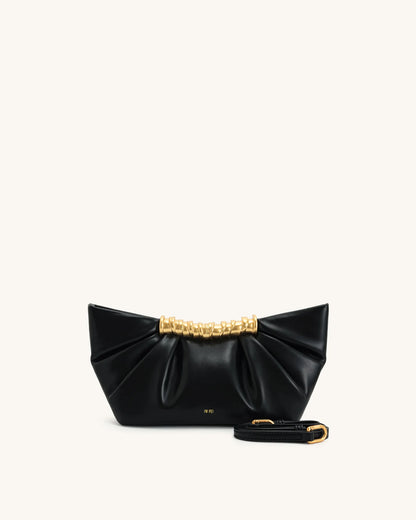 JW PEI_Black_Leia Pleated Clutch_2T195-1_Black_01