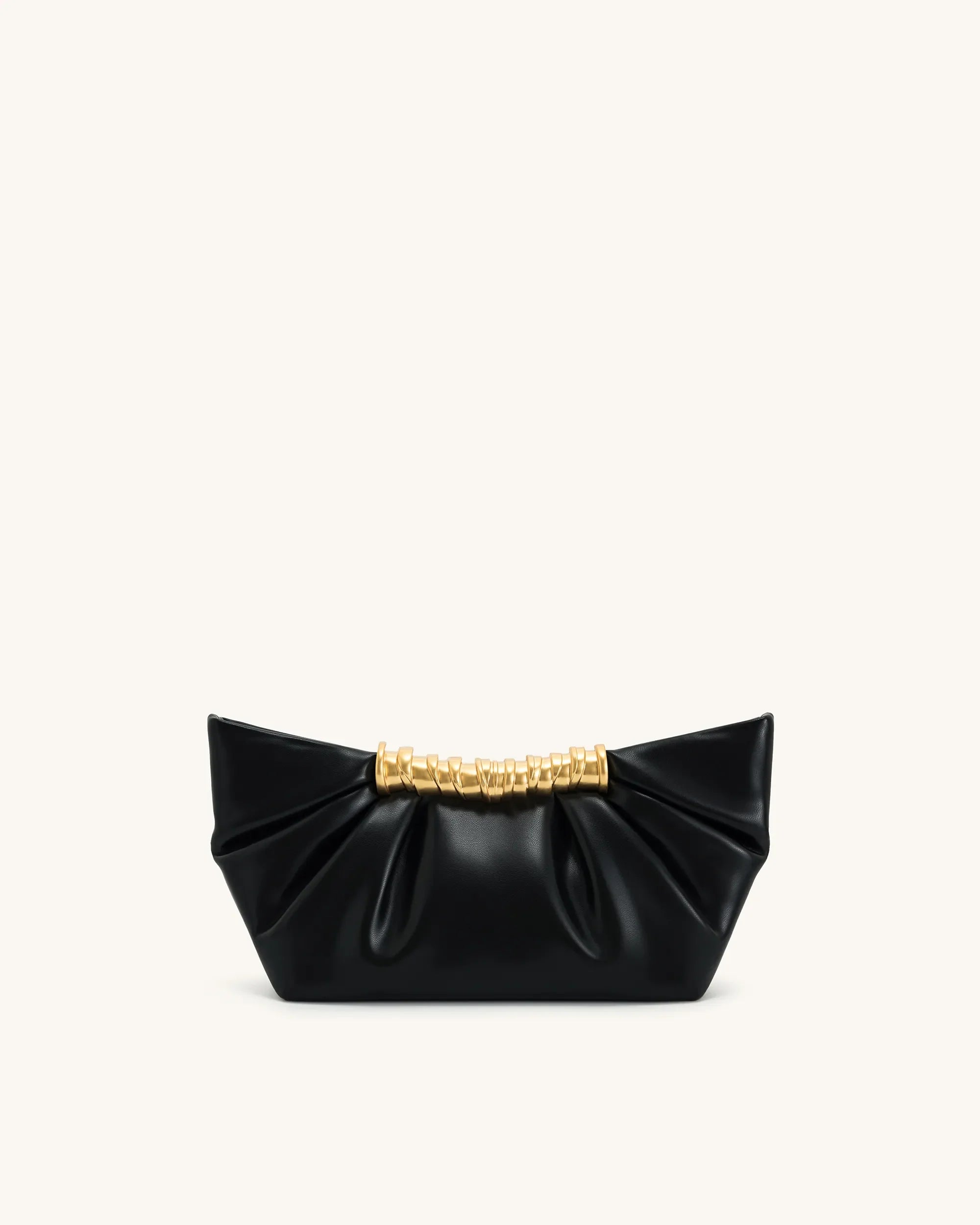 JW PEI_Black_Leia Pleated Clutch_2T195-1_Black_02