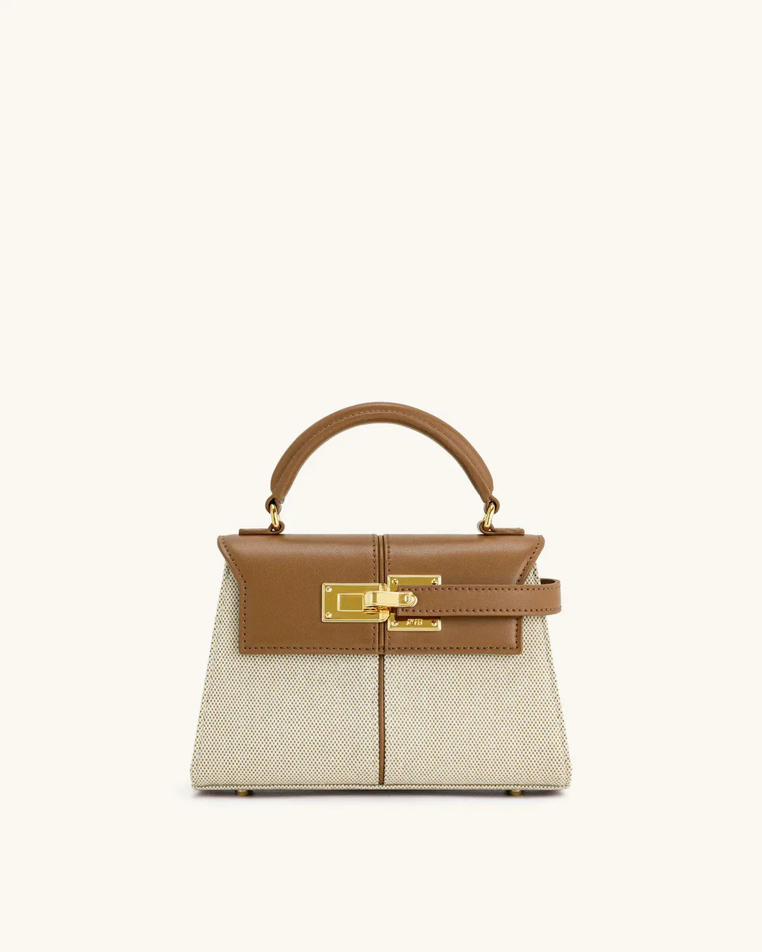 JW PEI_Brown Canvas_Elise Top Handle Bag - Brown Canvas_2T47_240_01