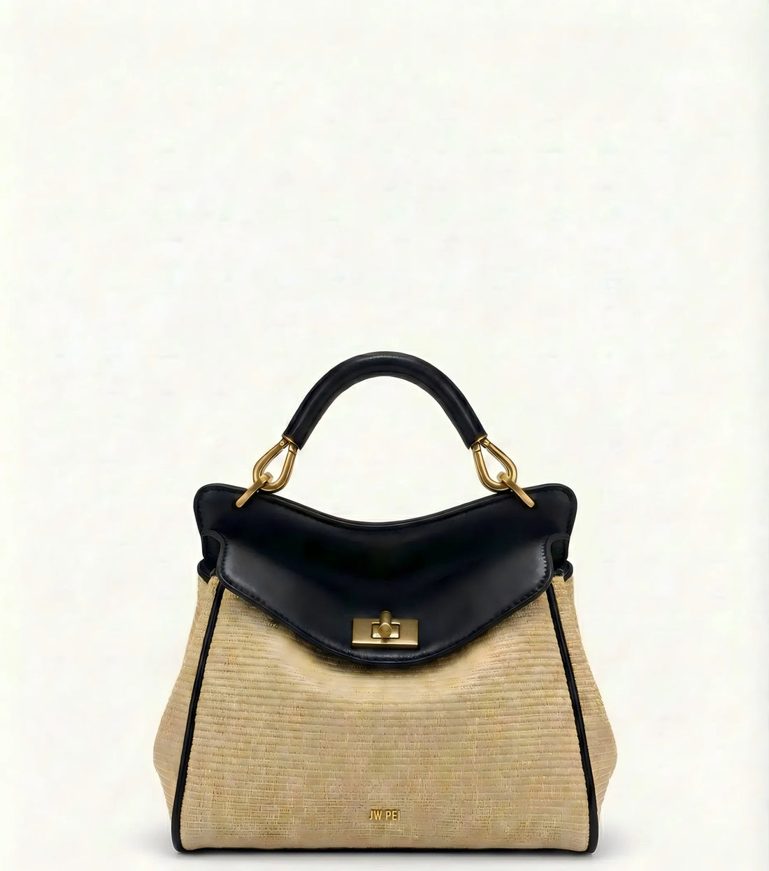 JW PEI Raffia Women Lucia Classic Faux Straw Top Handle Bag - Raffia SKU: 2T68-36_Raffia Image 01