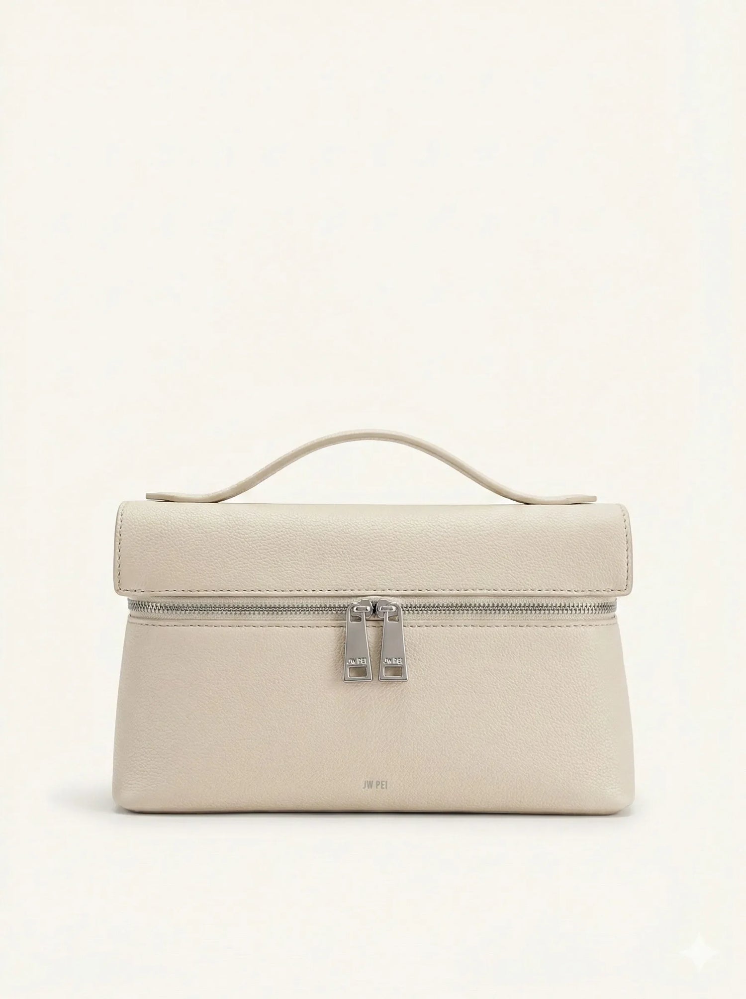 JW PEI Grainy Leather White Women Thea Top Handle Bag - Grainy Leather White SKU: 2T78-20W_Grainy Leather White Image 01