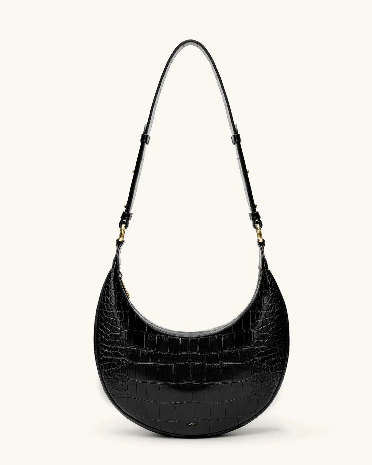 JW PEI_Black Croc_Carly Saddle Bag_302_4_01