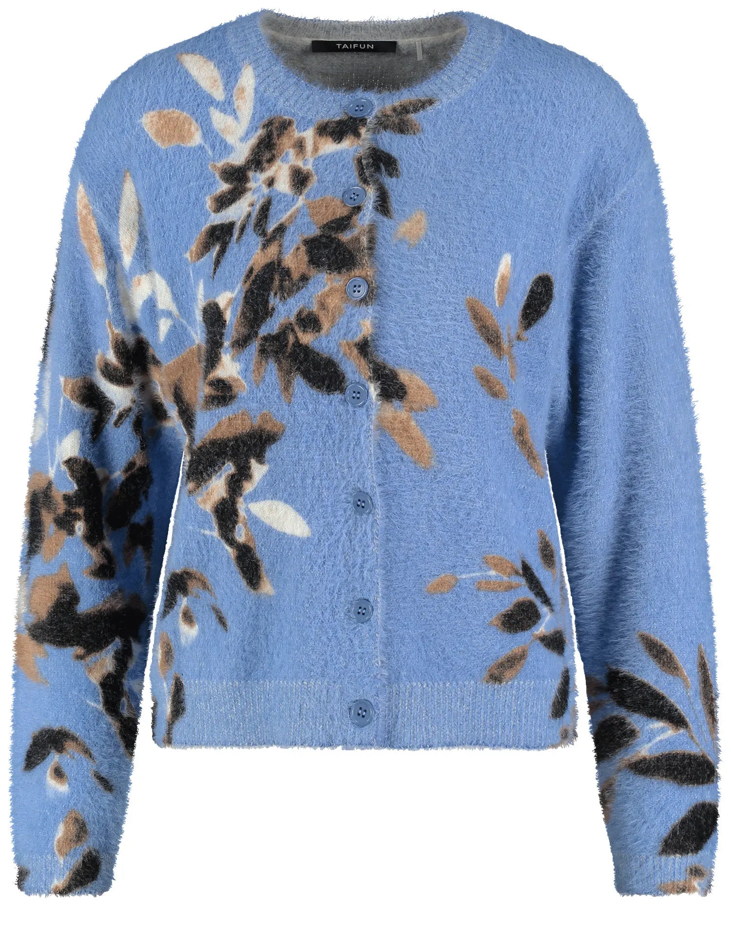 Gerry Weber_Steel Blue Patterned_Jacket knit_330038-77015_8212_01