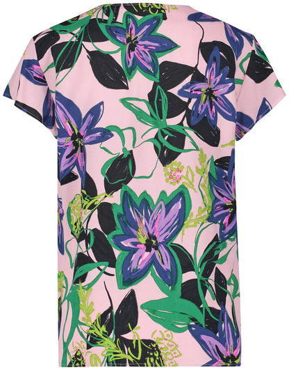 Blouse Top With A Floral Pattern_360019-31408_3058_03