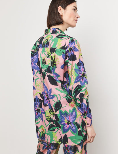 Floral Blouse With An Elongated Back_360020-31409_3058_06