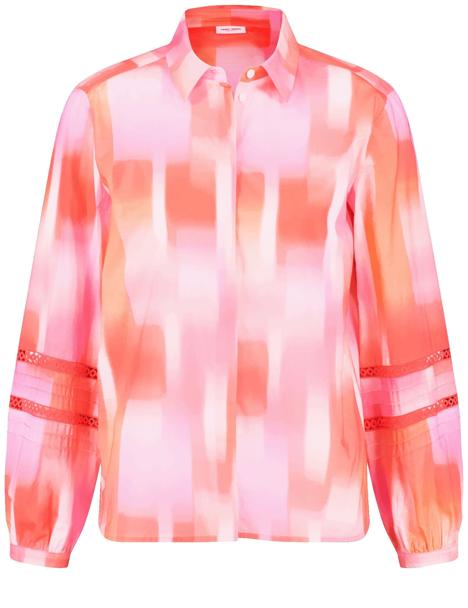 Cotton Blouse With Colour Graduation And Broderie Anglaise_360033-31421_3038_04