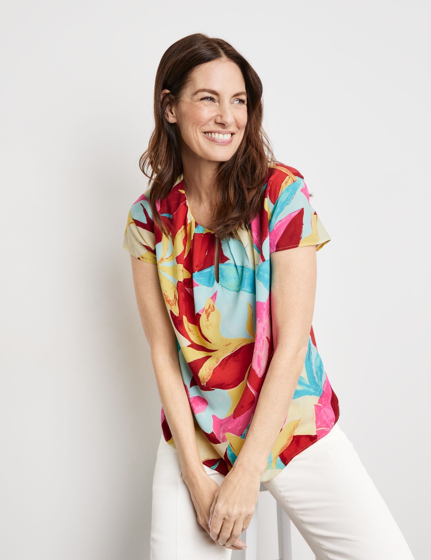 Patterned Blouse Top_360052-31433_4068_05