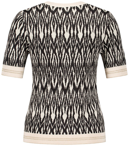 Short Sleeve Pullover With All Over Print_370502-44705_1175_03