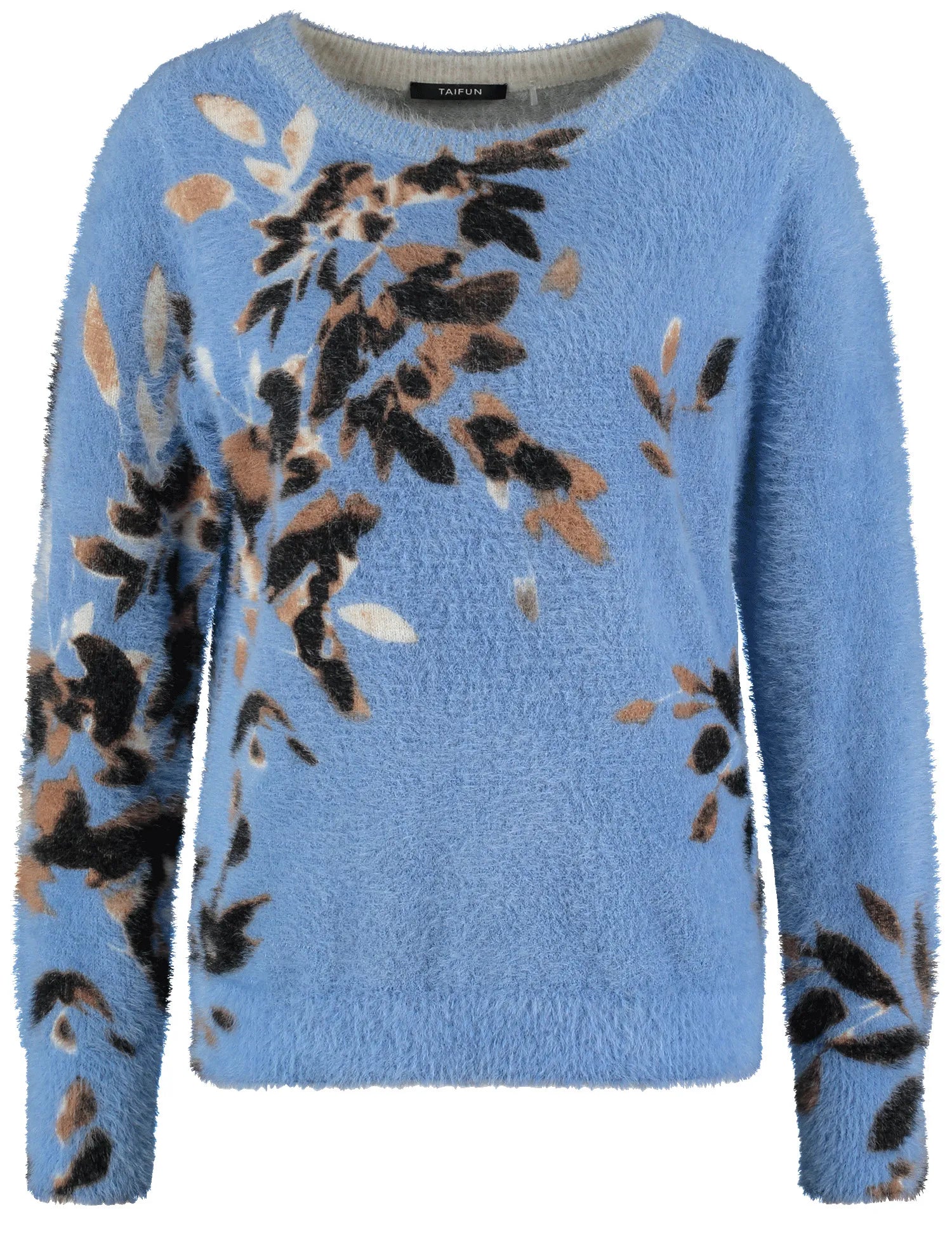 Gerry Weber_Steel Blue Patterned_Pullover 1/1 sleeve_390011-77015_8212_01