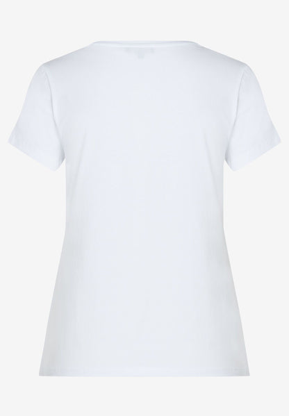 White T-Shirt With &quot;Popcorn&quot; Front Print_41020001_0010_03