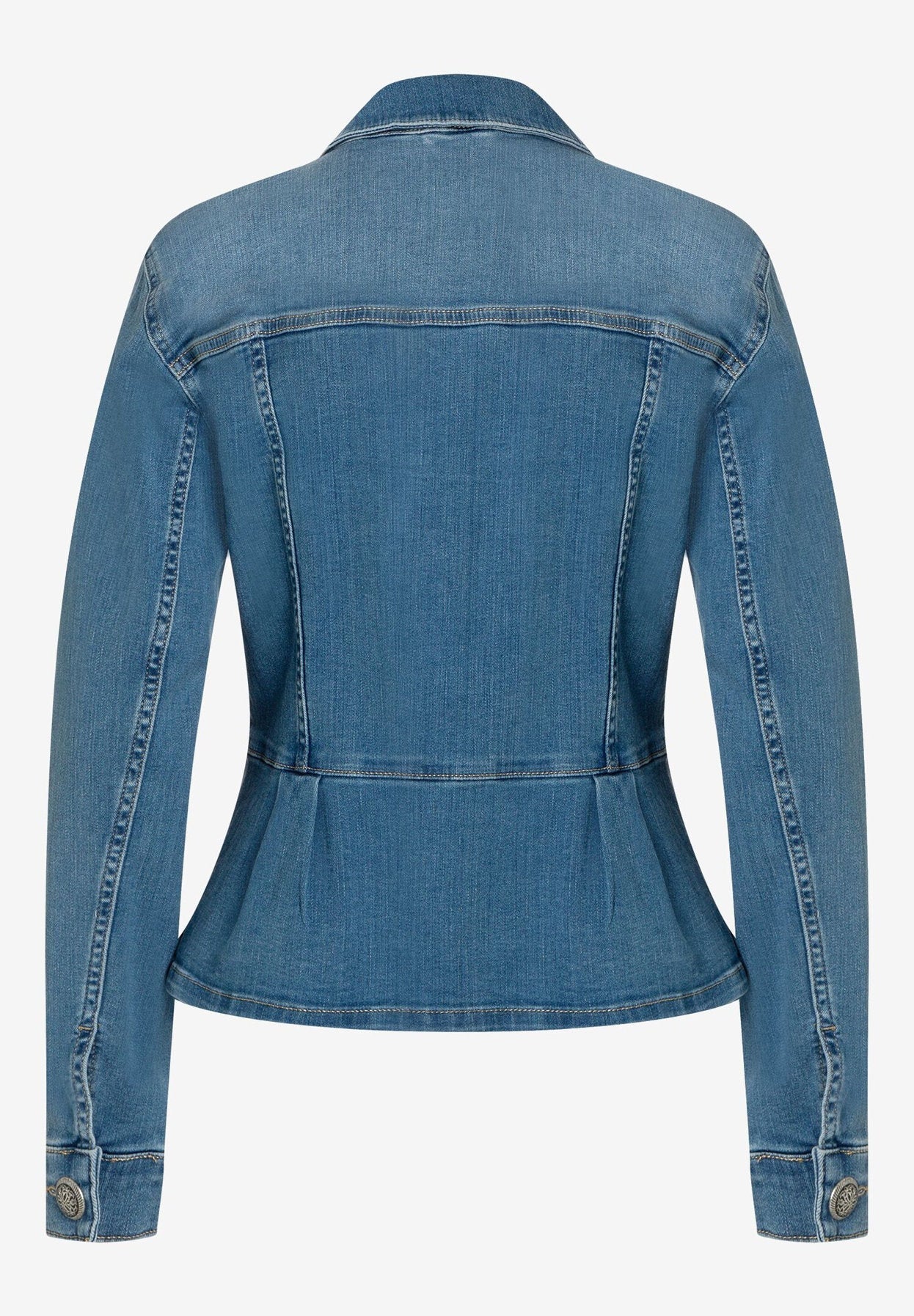 Denim Jacket With Peplum_41026250_0962_06