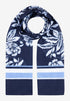 Navy & White Print Scarf_41029012_3379_01