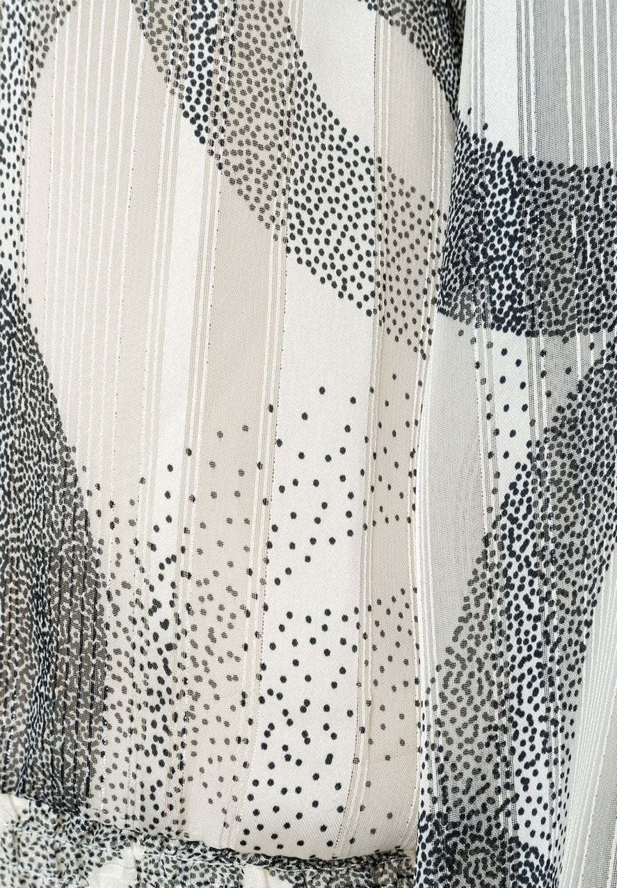 More &amp;  More_Printed Blouse with Shiny Stripes_41652083_2031_05