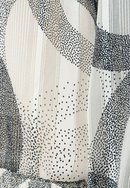 More &amp;  More_Printed Blouse with Shiny Stripes_41652083_2031_05