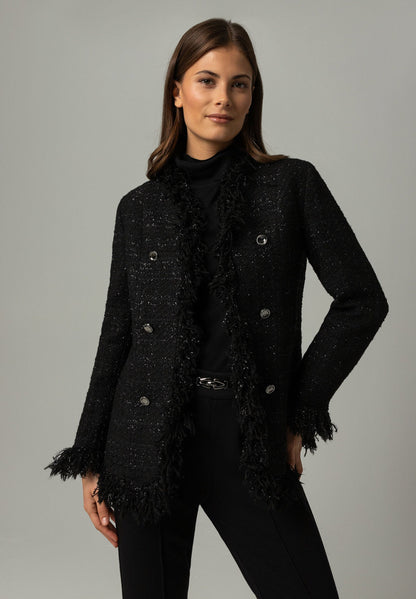 More &amp;  More_Black BouclŽ Blazer_41656080_0790_01