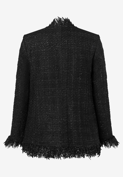 More &amp;  More_Black BouclŽ Blazer_41656080_0790_05