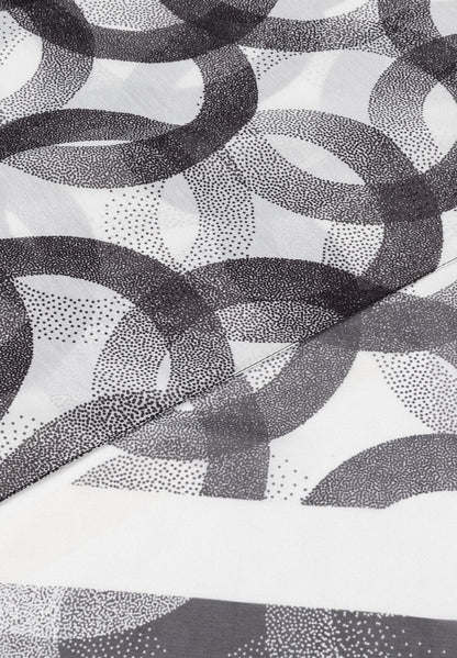 More &amp;  More_Ecru Print Scarf_41659080_2031_02