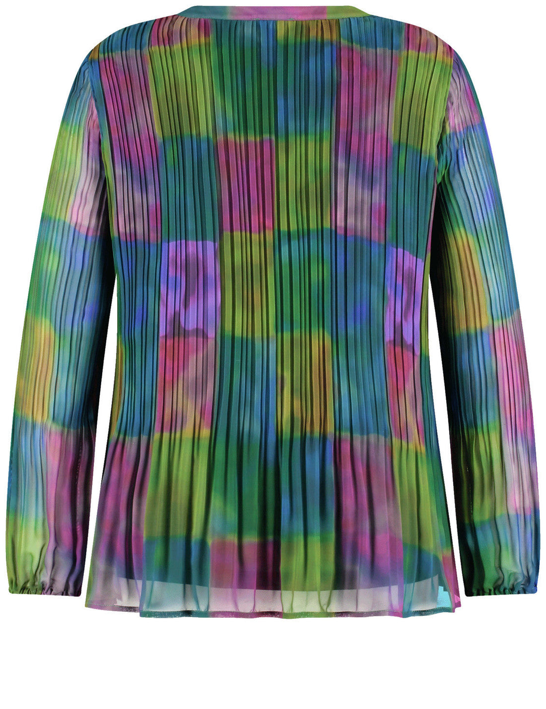 Gerry Weber_Dark Green patterned_Blouse 1/1 sleeve_460020-84018_5762_02