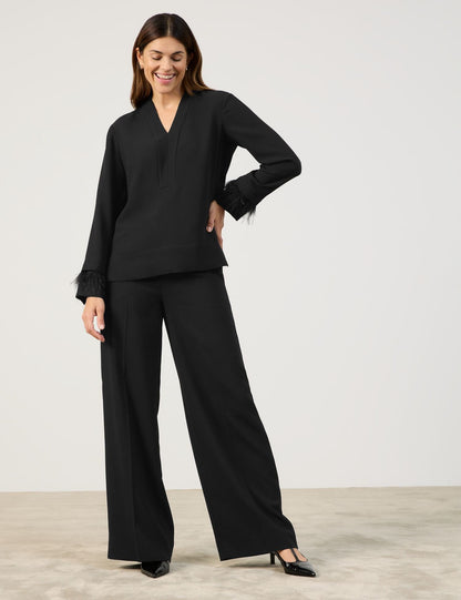 Gerry Weber_Black_Blouse 1/1 Sleeve_460046-31235_11000_05