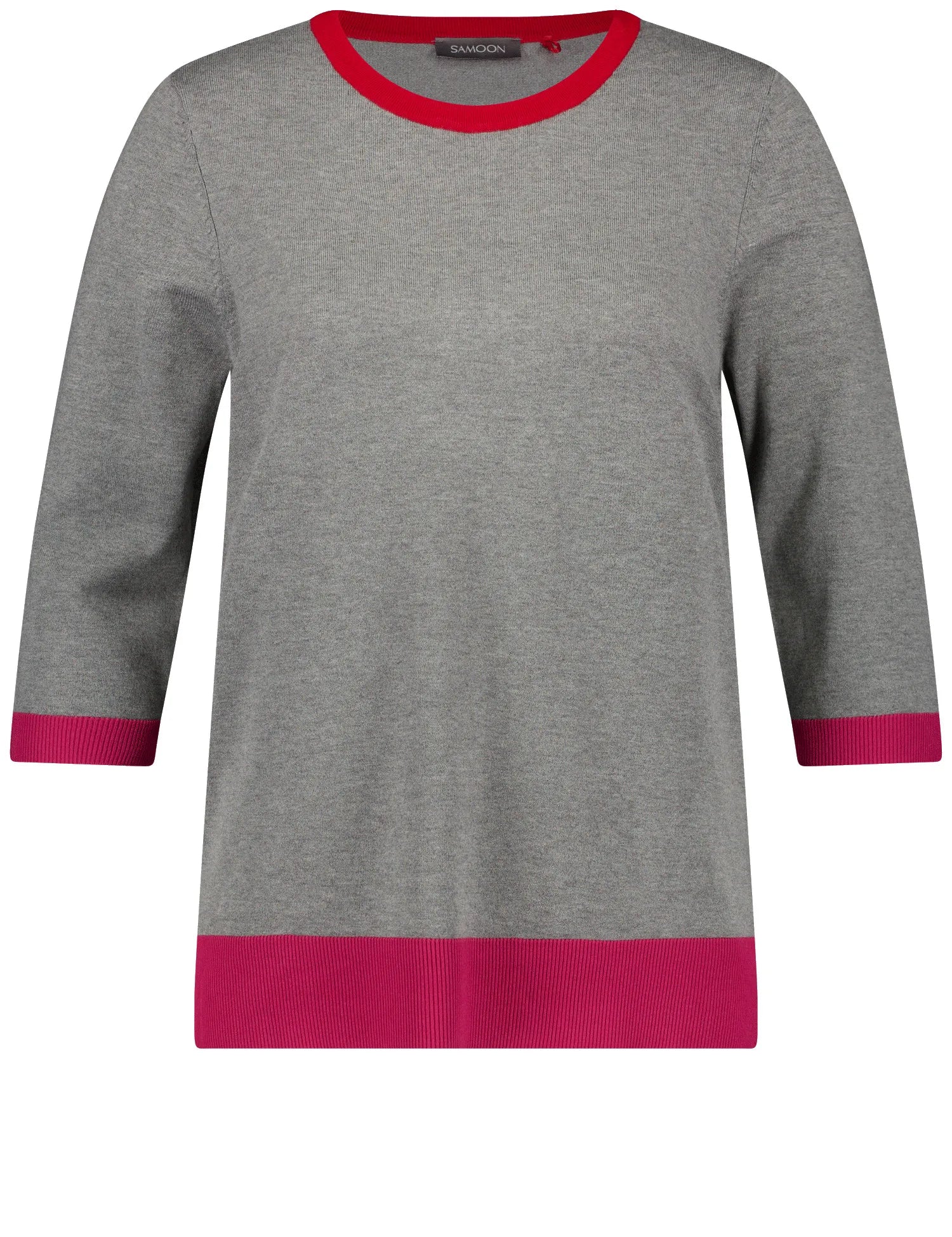 Gerry Weber_Normal Grey Mel._Pullover 3/4 sleeve_490031-87002_2301_01