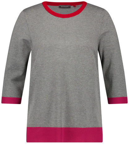 Gerry Weber_Normal Grey Mel._Pullover 3/4 sleeve_490031-87002_2301_01