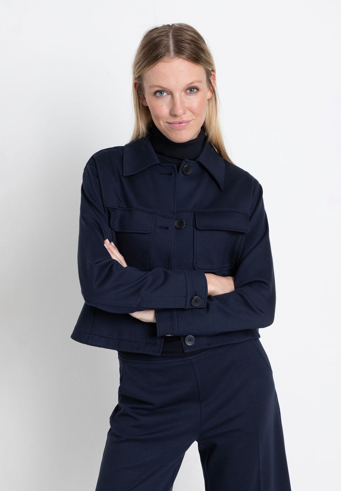 More &amp;  More_Navy Jersey Jacket_51016602_0370_01