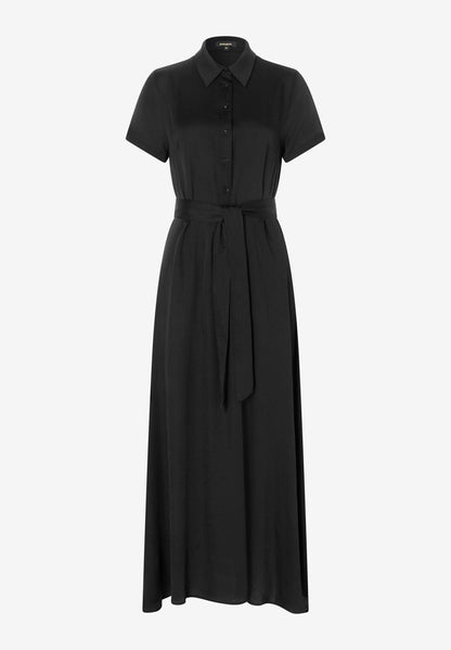 More &amp;  More_Black Long Shirt Dress_51023055_0790_05