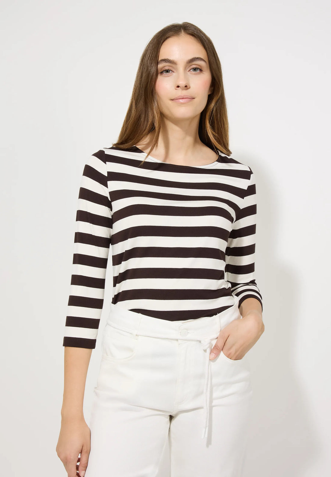 More &amp; More_Jerseyringel_Shirt with Stripes_51070007_2279_01