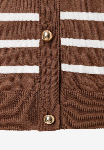 More &amp; More_Knit Stripes Sweet Toffee Offwhite_Knit Vest with Stripes_51071201_2262_06