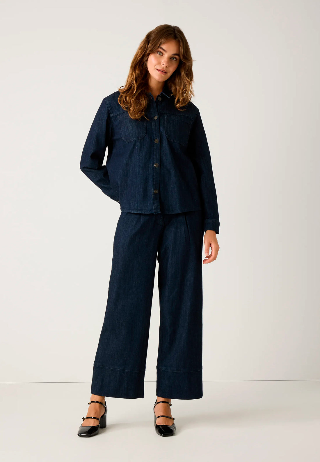 More &amp; More_Dark Blue Denim_Jeans with Belt_51094203_0963_01