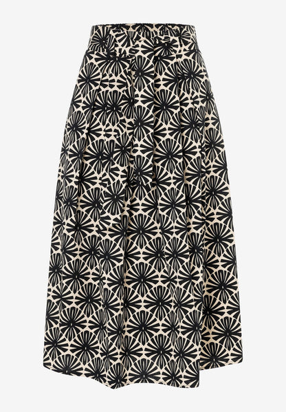 More &amp;  More_Graphic Print Wide Cotton Skirt_51825554_2790_04