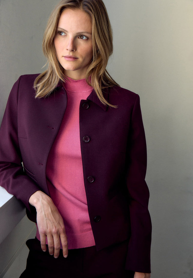 More &amp; More_Ruby Orchid_Short Blazer_51926400_0564_01