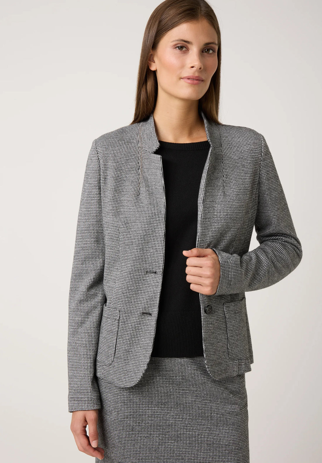 More &amp; More_Small Pepita Jersey_Pepita Jersey Blazer_51926401_2790_01