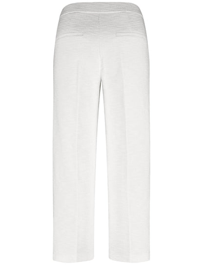 Gerry Weber_7/8 Slip-On Trousers with a BouclŽ Look_520040-31266_99700_06