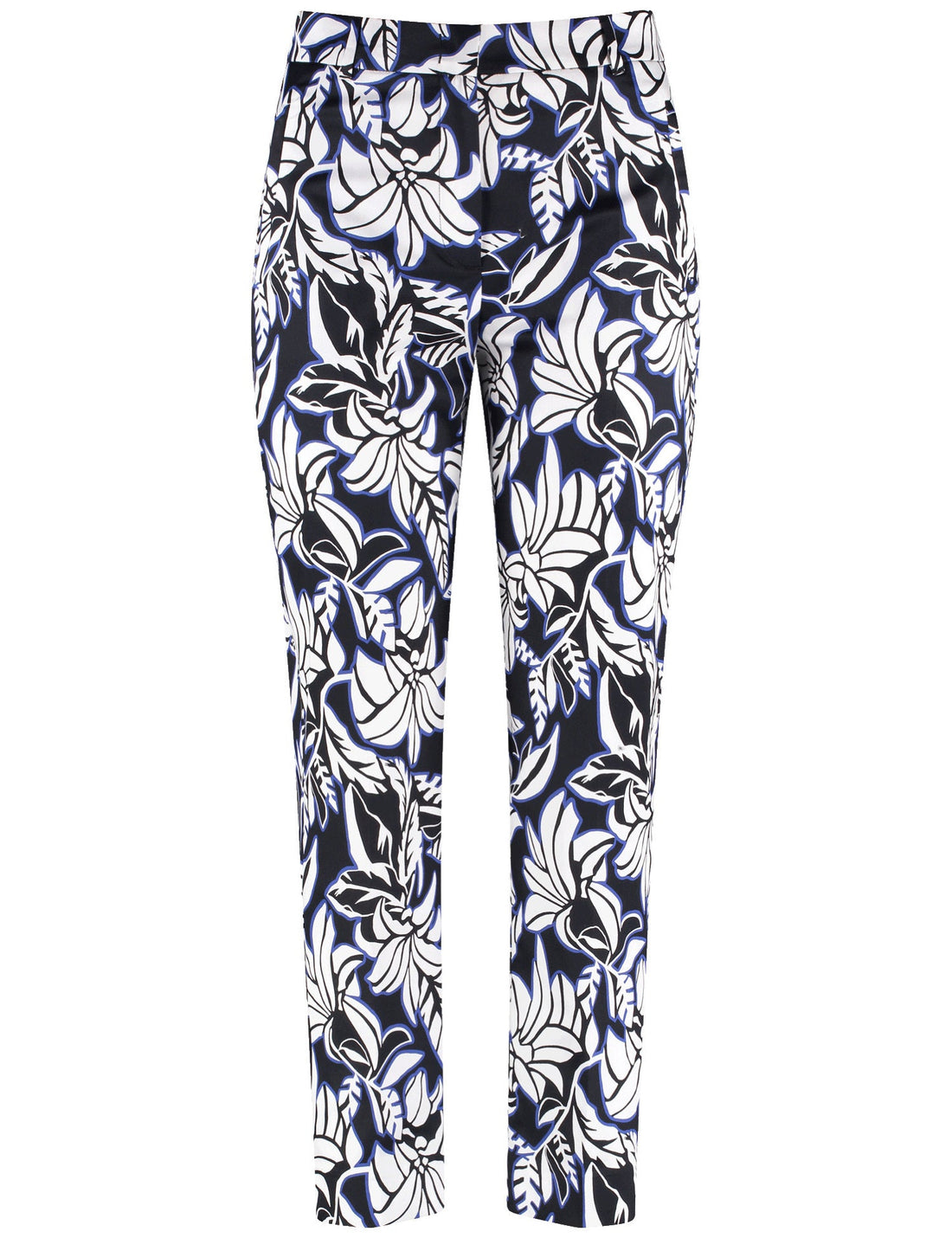 Gerry Weber_Patterend Slim Fit Trousers_520042-31245_1030_01
