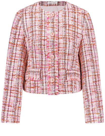 Gerry Weber_Blazer Jacket in a BouclŽ Look with a Fringed Edge_530015-31212_3121_03