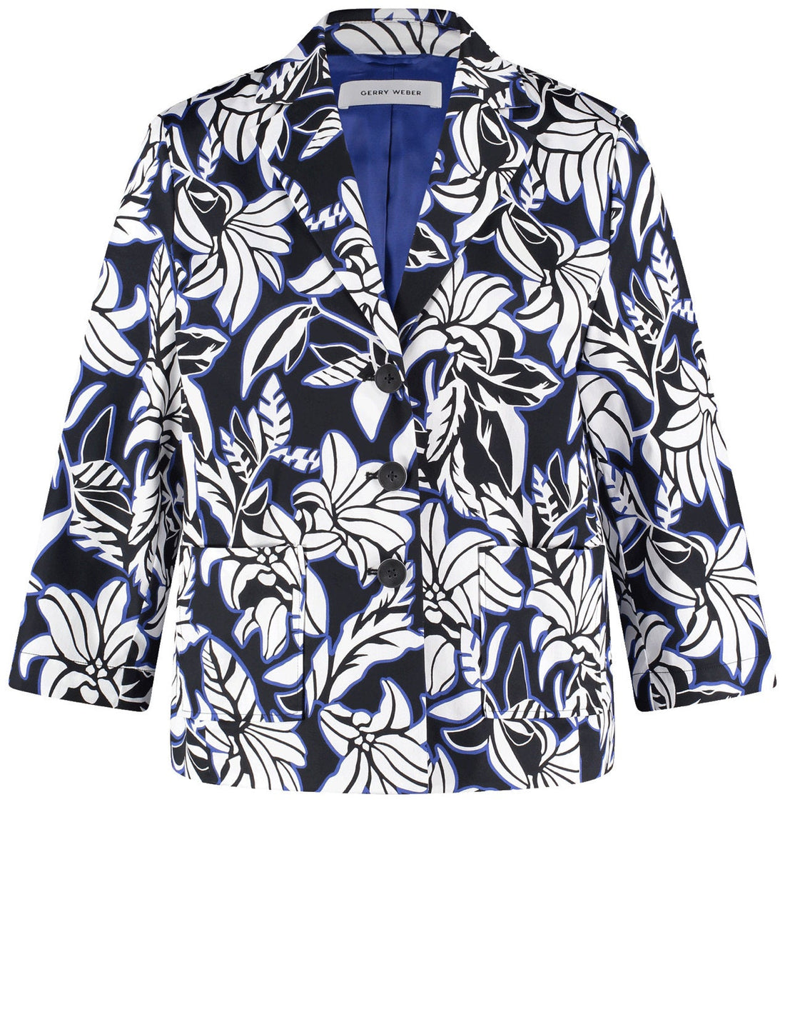 Gerry Weber_Short Patterned Blazer_530036-31245_1030_01